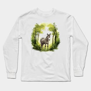 Little Donkey Long Sleeve T-Shirt